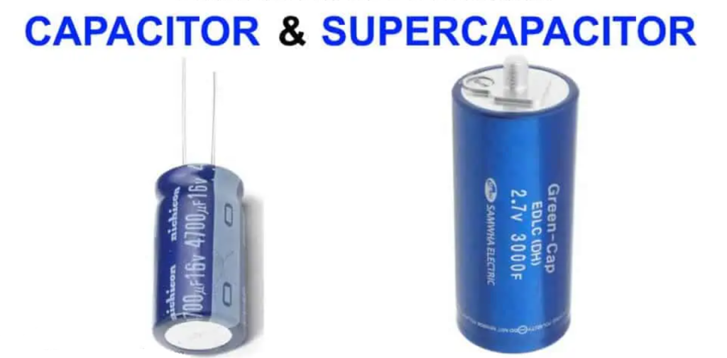 Difference between Capacitor and Supercapacitors: Things one must know